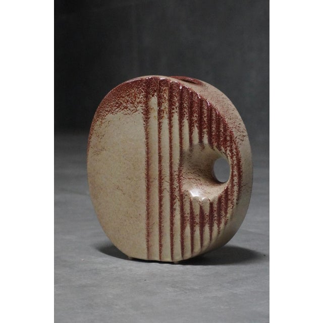 Ceramic Vintage Bertoncello Ceramic Vase, 1970s For Sale - Image 7 of 7