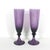 These are stunning champagne flutes! They are a stunning amethyst colour and have delicate long narrow flutes. The bases...