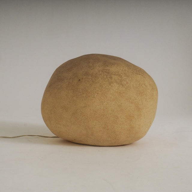 Beige Dora Moon Rock Lamp by André Cazenave, 1960s For Sale - Image 8 of 15