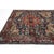 Textile Antique Distressed Persian Tabriz-Style Navy & Red Floral Rug For Sale - Image 7 of 7