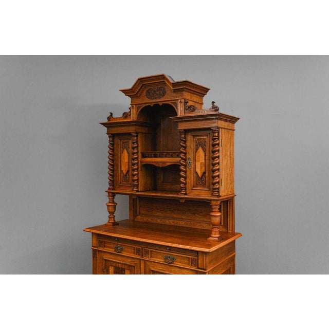 Gründerzeit Oak Buffet, Late 19th Century For Sale - Image 18 of 18