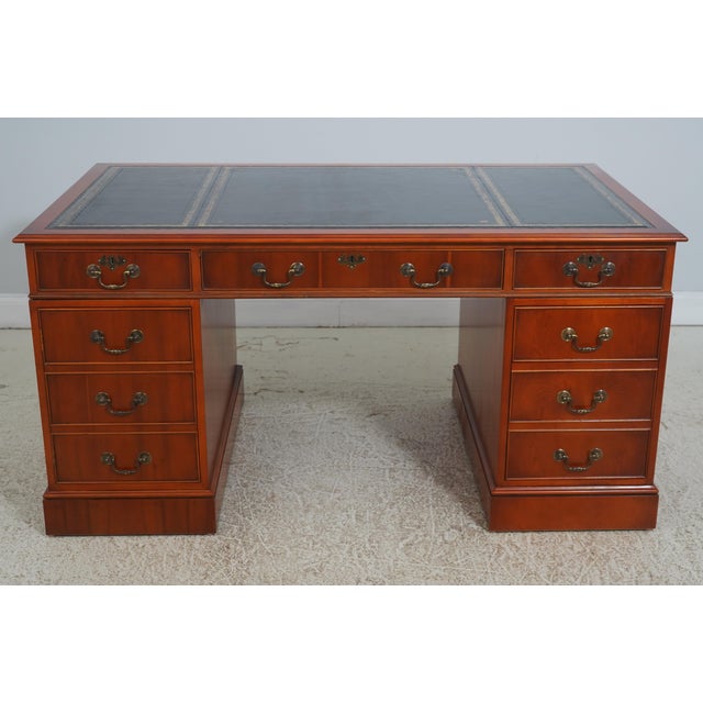 Age: Approx: 10 Years Old Details: Stunning Yew Wood Dovetailed Drawer Construction High Quality Construction Nice Tooled...