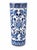 Blue Vintage Heavy White and Blue Chinoiserie Porcelain Umbrella Stand, Circa 1990s For Sale - Image 8 of 8