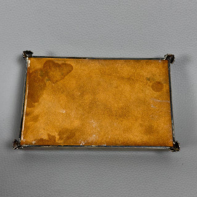 800 Silver Wooden Jewelry Box with Feet, 1982 For Sale - Image 10 of 12