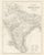 Antique Map of British India with Princely States and Railways, 1859 For Sale - Image 9 of 9