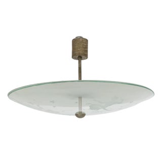 Pendant Light attributed to Pietro Chiesa for Fontana Arte, 1940s For Sale