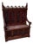 Antique Neo-Gothic Bench, 1880 For Sale
