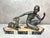 Art Deco, Unknown, Figurative Sculpture, 1930, Spelter and Marble For Sale - Image 17 of 17