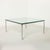 1980s Modernist Chrome and Tempered Glass Coffee Table, Germany, 1980s For Sale - Image 5 of 7