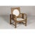 Anglo Style Bone Inlaid Armchair with Folding Back and Loop Arms For Sale In New York - Image 6 of 12
