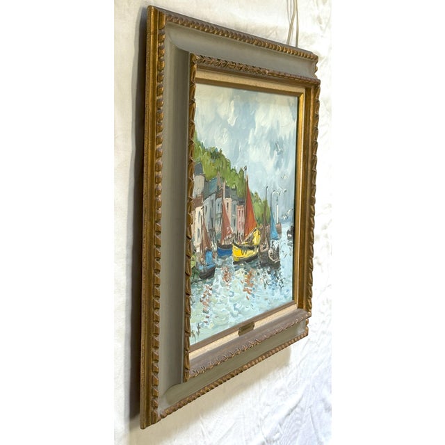 Original Signed & Framed Oil Painting on Canvas by 'Fernand Herbo' (France, 1904-1995) For Sale - Image 10 of 12