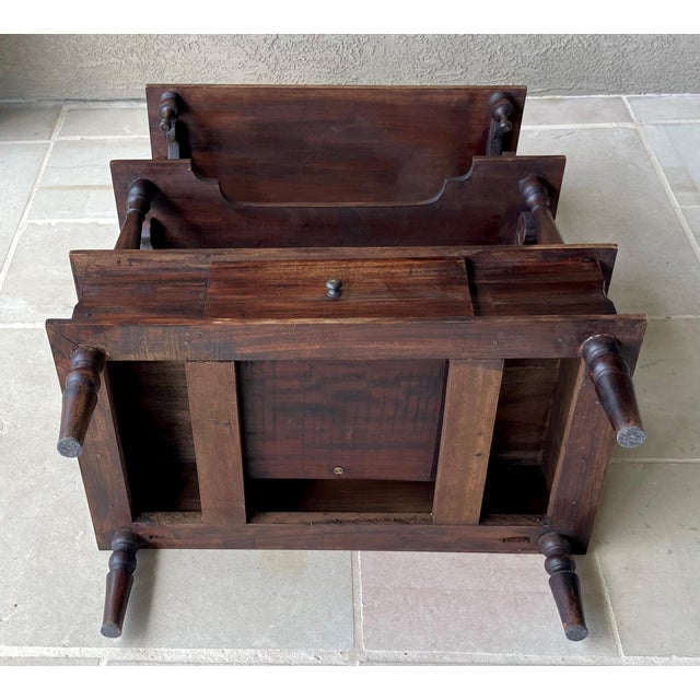 Coffee Early 20th-Century Victorian Gothic Revival-Style Fretwork Étagère With Drawer For Sale - Image 8 of 18