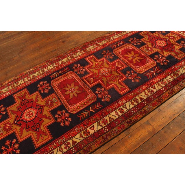 Red Middle Eastern Hand-Knotted Rug For Sale - Image 8 of 11