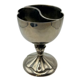 Vintage Hordon Silverplate Interlocking Heart Toasting Goblets – Pair For Sale