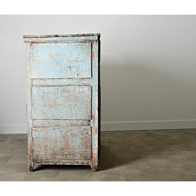 Spanish Spanish 19th Century Painted Chest of Drawers From Catalonia For Sale - Image 3 of 15