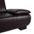 Animal Skin Leather Two-Seater Dark Brown Volare Sofa with Manual Function from Koinor For Sale - Image 7 of 16