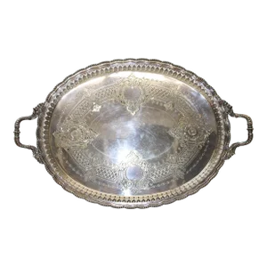Reed & Barton Large Silver Plated Serving Platter/Tray