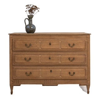 Oak Louis XVI Chest of Drawers For Sale