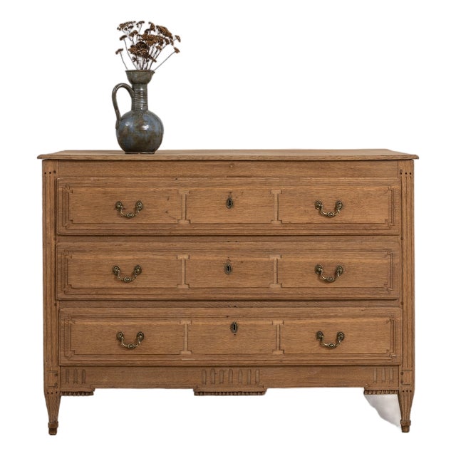 Oak Louis XVI Chest of Drawers For Sale
