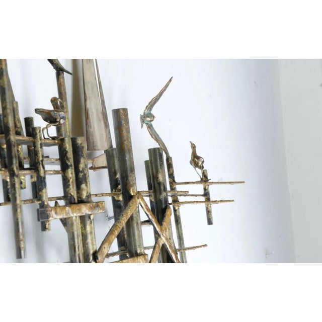 Curtis Jere Seagulls Metal C. Jere Wall Sculpture For Sale - Image 4 of 9