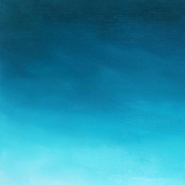 Sea Mist No.1 Textured Coastal Oil Painting on Canvas For Sale - Image 4 of 7