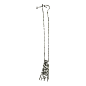 Vintage Rhinestone Adjustable Tassel Necklace