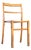 Beech and Iron Stacking School Dining Chairs, 1940s For Sale