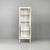 Mid-Century Modern Mid-Century Italian White Metal and Glass Pharmacy Display Cabinet, 1950s For Sale - Image 3 of 18