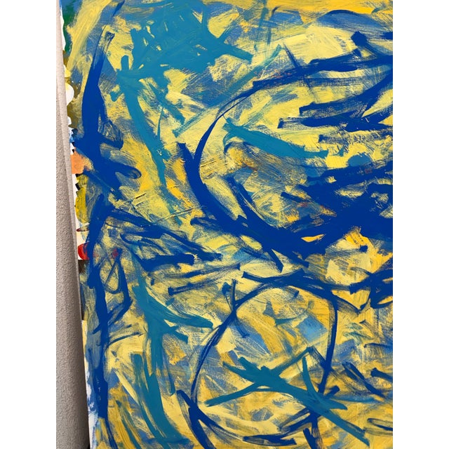 John Fooks Abstract Acrylic on Canvas Painting For Sale - Image 9 of 12