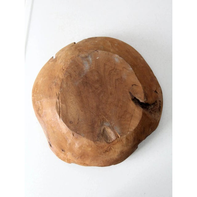 Vintage Teak & Capiz Bowl For Sale - Image 9 of 12