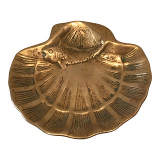 Brass Koi Catchall Dish For Sale