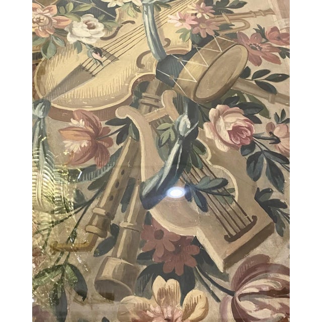 Tapestry Sketches, Late 19th Century, Oil on Paper Sketches, Set of 2 For Sale - Image 3 of 4