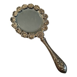 Silver Hand Mirror, 1930s For Sale