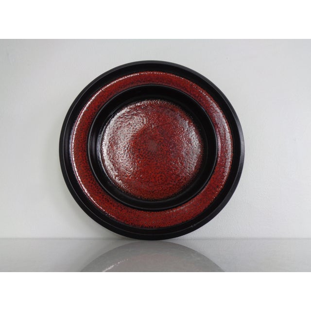 Ceramic Glaze Ceramic 7405 Bowl from Karlsruher Majolika, Germany, 1960s For Sale - Image 7 of 10