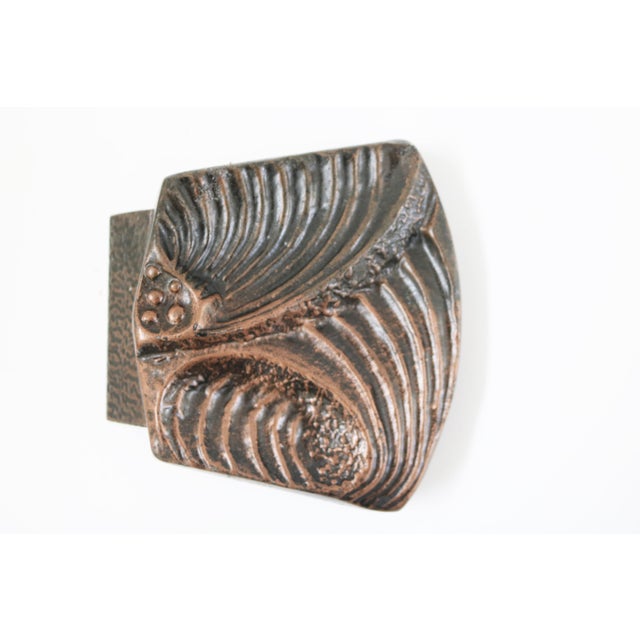 1970s Brutalist Brass Push and Pull Front Door Handle, 1970s For Sale - Image 5 of 5