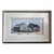 1970s John Austin Nantucket Artist Original Painting of Barns in Shelton, Ct For Sale