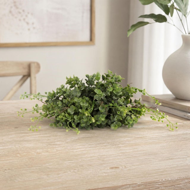 Rustic Spring Boxwood Foliage Half Orb (Set of 6) For Sale - Image 3 of 4