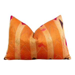 Amritsar Radiant, Heirloom Bagh Phulkari Pillow