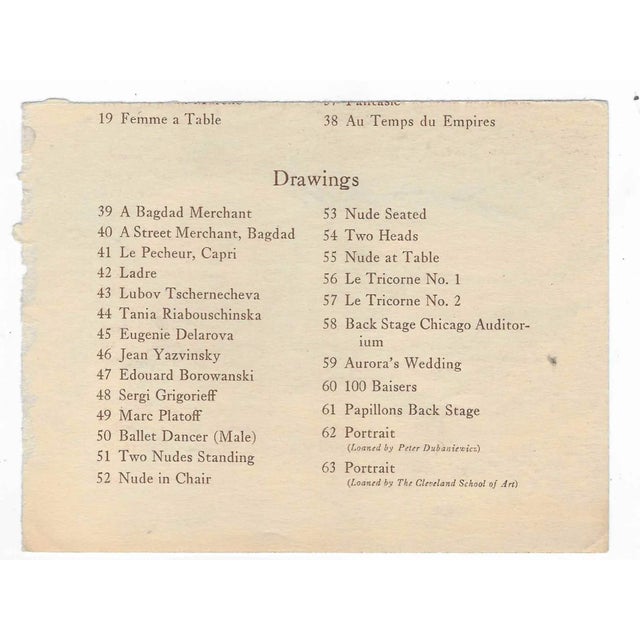 Figurative 1920s Henry Keller Female Nude Drawing For Sale - Image 3 of 3