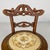 Italian 19th Century Style Chair in Wood and Embroidered Fabric, 1930s For Sale - Image 6 of 18