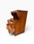 Farmhouse Refinished Cushman Colonial Creations Nightstand/Russet Maple Bedside Table | Vintage Open Shelf Farmhouse 2-Drawer End Table For Sale - Image 3 of 11