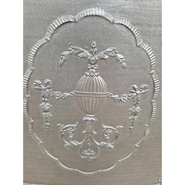 Metal Tall Large Victorian Edwardian Cast Iron Combination Fireplace For Sale - Image 7 of 9