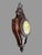 Vintage Floral Carved Wall Hanging Clock Sweden Westerstrand In good condition showing some typical age-appropriate wear...