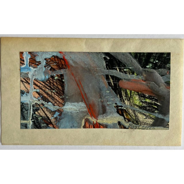 1960s Mixed Media Abstract Ny Artist Myril Adler For Sale - Image 4 of 6