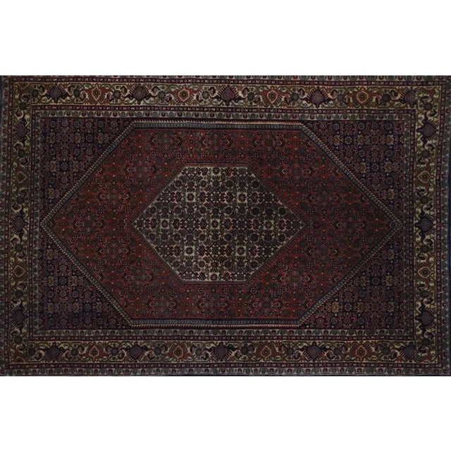 Traditional Vintage Bidjar Rug 3'8'' X 5'7'' For Sale - Image 3 of 11