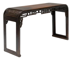 19th Century Chinese Lotus Qin Table