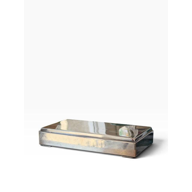 Art Deco Dragsted Danish 925 Sterling Silver Box For Sale - Image 12 of 12