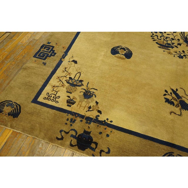 Early 20th Century Chinese Peking Carpet ( 9' x 9'6" - 275 x 290 ) For Sale - Image 10 of 12