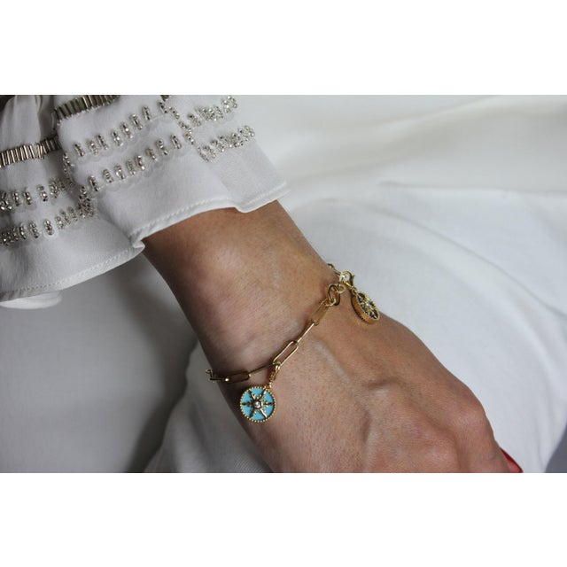 Diamond Shooting Star Celestial Sky Zodiac Heaven Space Galaxy Universe Medallion For Sale In Washington DC - Image 6 of 10