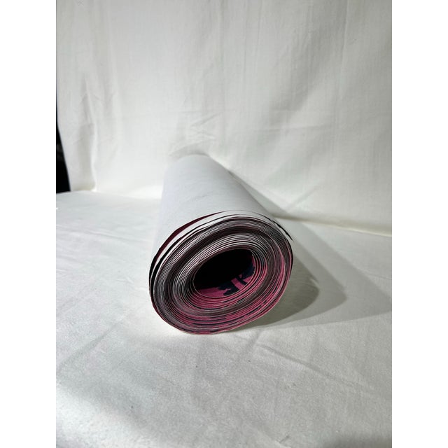 Modern Cole & Son Rajapur Paisley Flocked Wallpaper Discontinued For Sale - Image 3 of 7